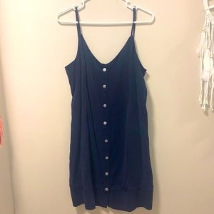 Vince Camuto button down black dress